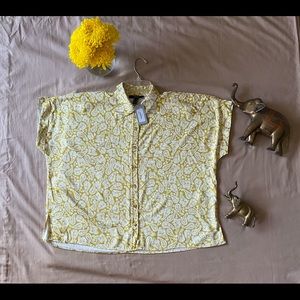 Yellow Paisley Print Blouse 💛💛💛